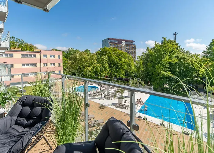 Apartment Fenomen - Premium Porto: Seaside Terraces With Pool And Sauna Kolobrzeg